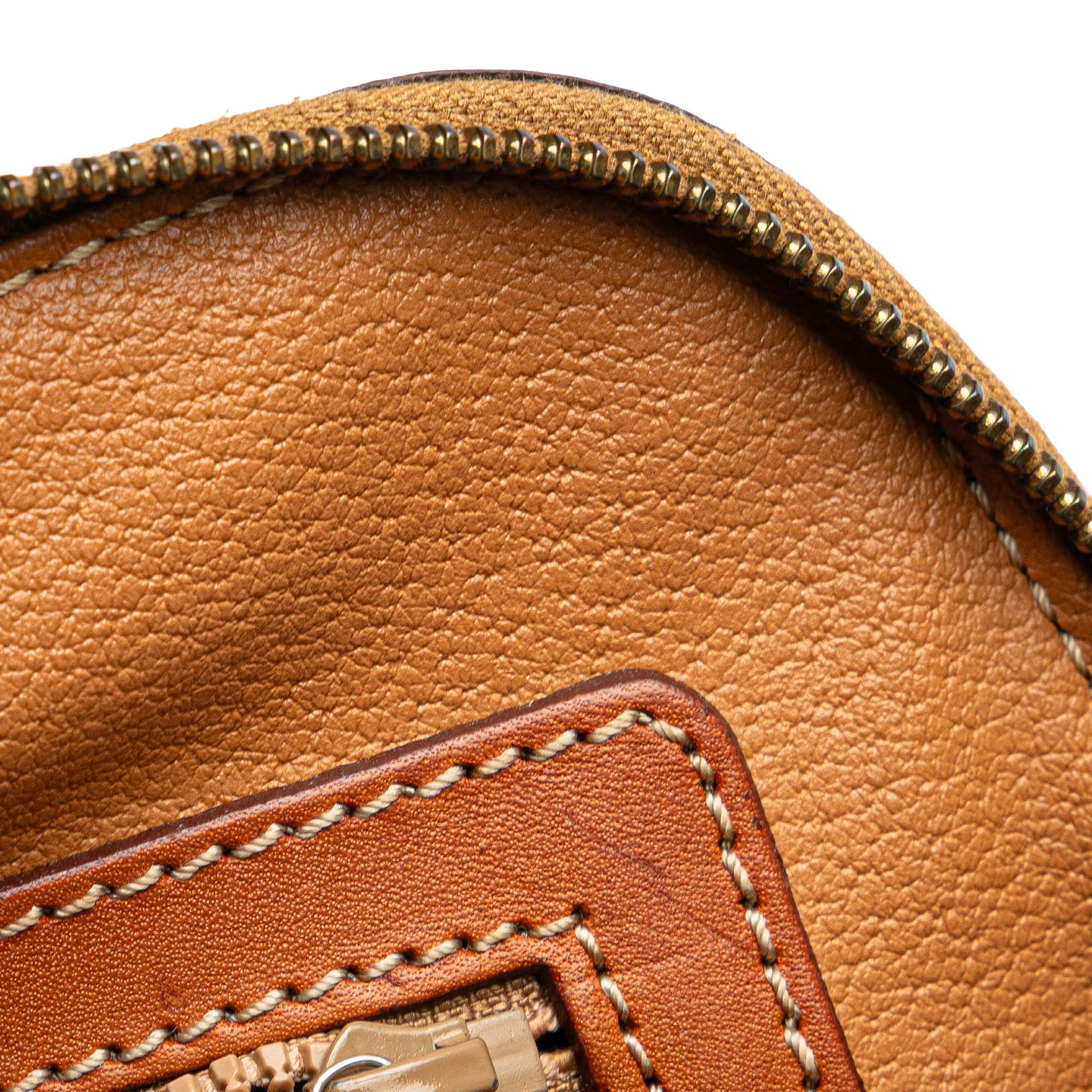 Macadam Coated Canvas Satchel