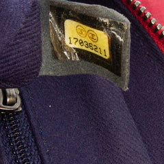 Small Quilted Iridescent Calfskin Shiva Flap