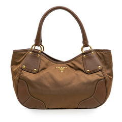 Tessuto and Leather Tote