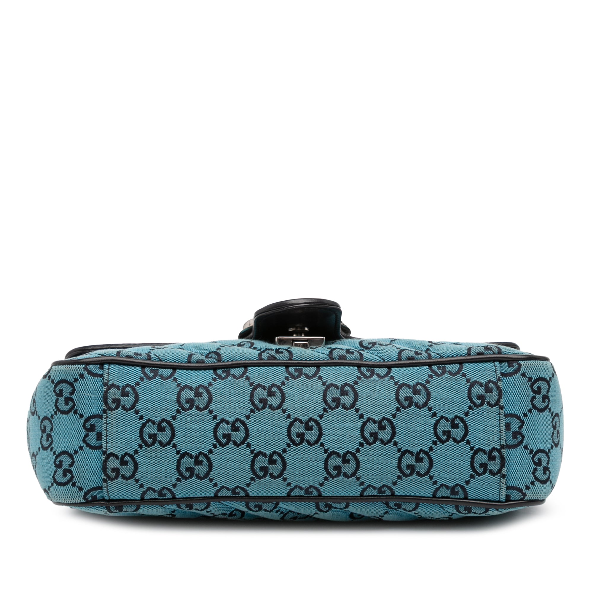 Medium GG Marmont Matelasse Diagonal GG Canvas Shoulder Bag