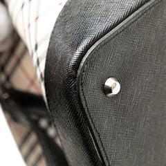 Nova Check Canvas Handbag