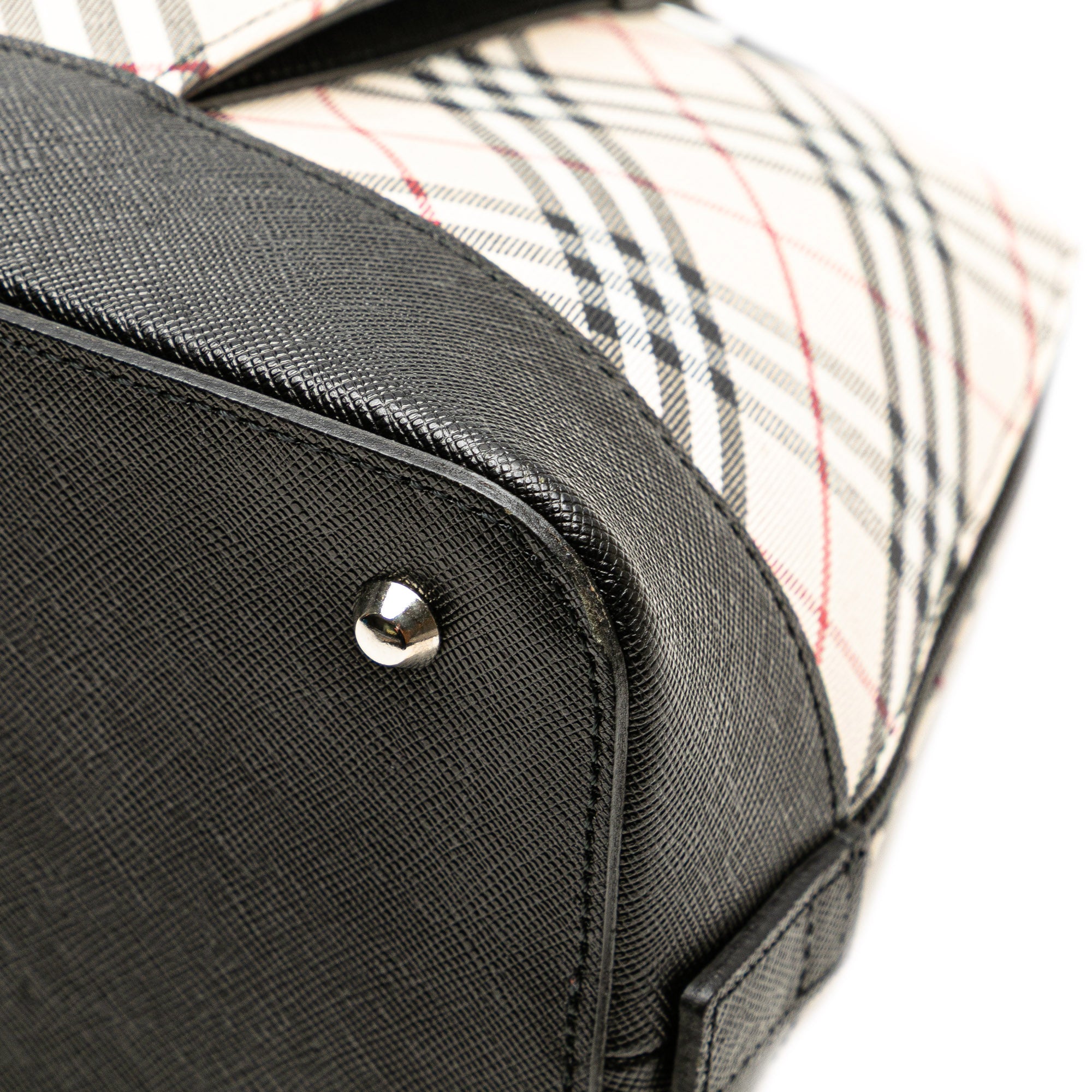Nova Check Canvas Handbag