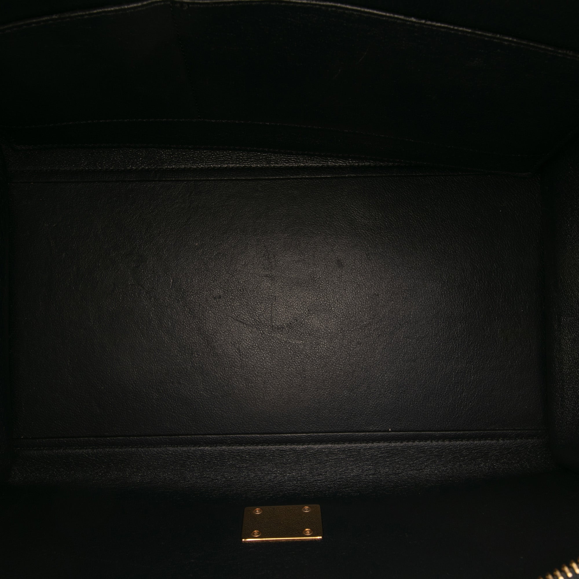 Medium Tricolor Leather Trapeze Satchel