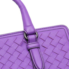 Small Nappa Intrecciato Monaco Satchel