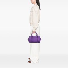 Small Nappa Intrecciato Monaco Satchel