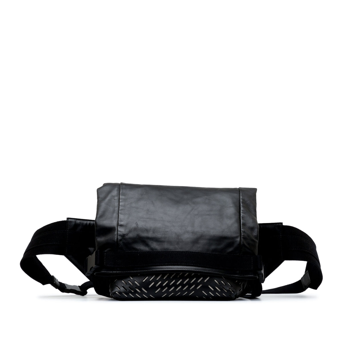 Perforated Leather Belt Bag_0