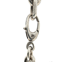 Silver Interlocking G Chain Bracelet