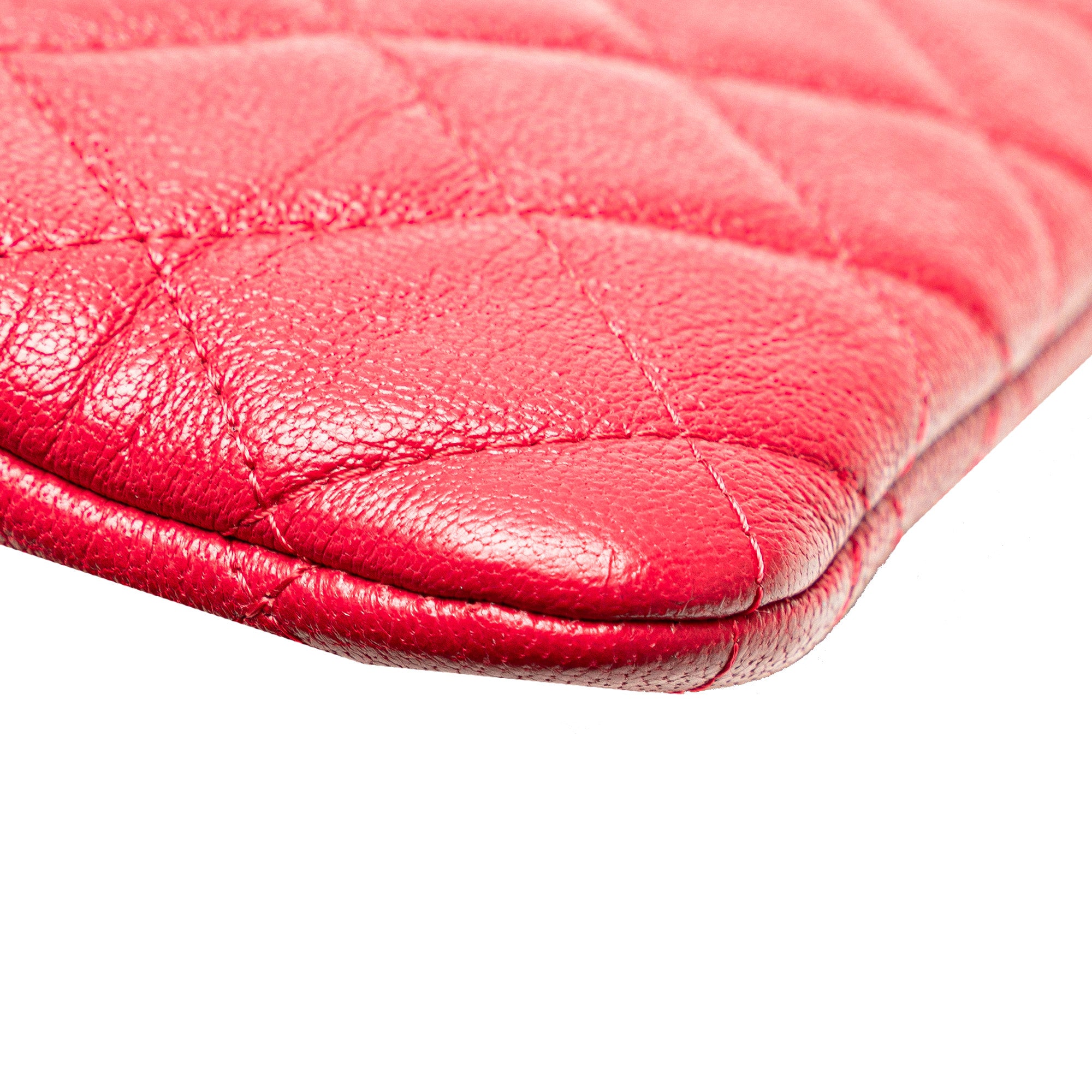 Quilted Sheepskin Mademoiselle O Case Clutch