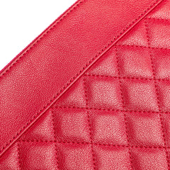 Quilted Sheepskin Mademoiselle O Case Clutch