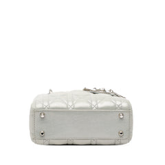 Mini Iridescent Lambskin Cannage Lady Dior