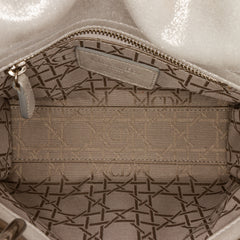Mini Iridescent Lambskin Cannage Lady Dior