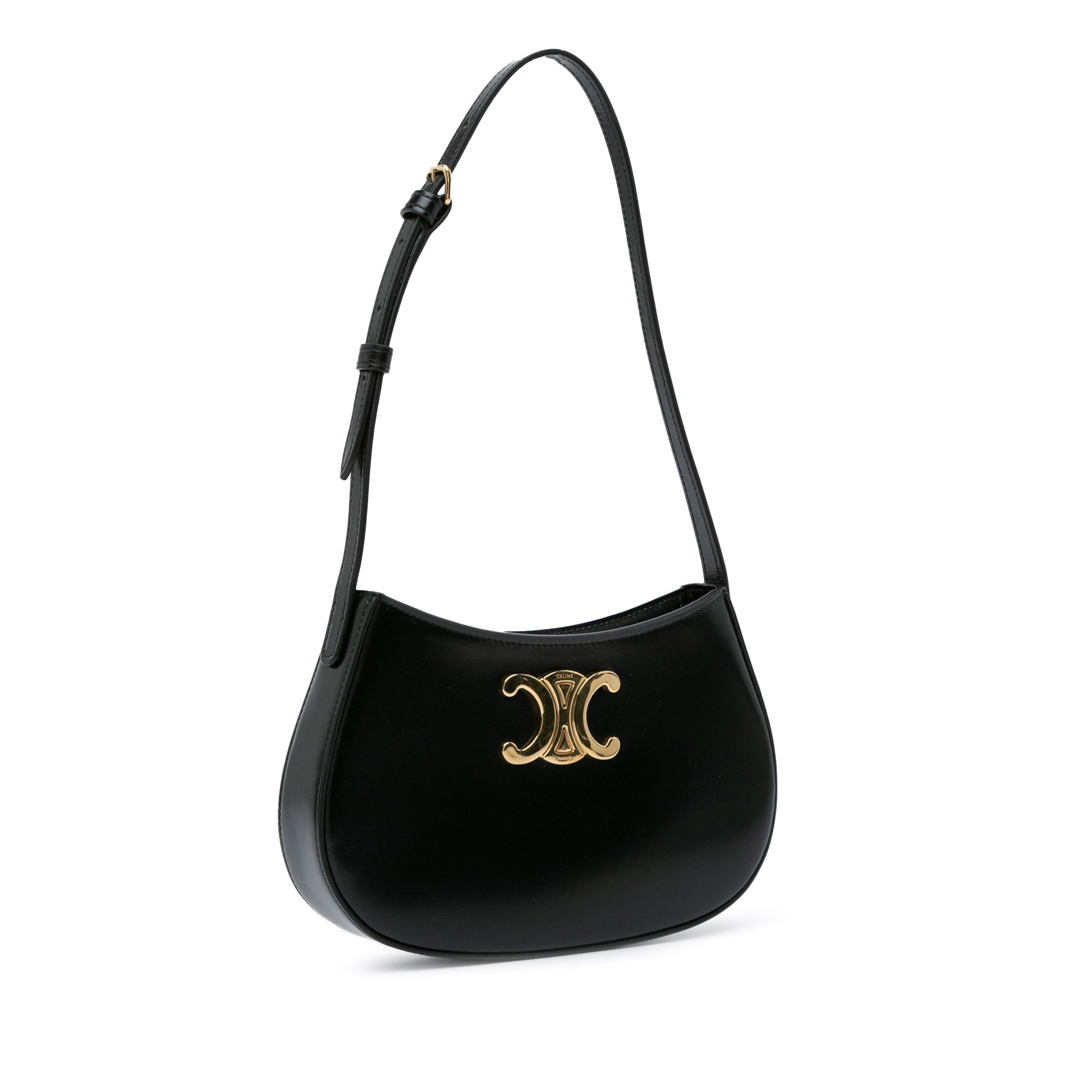 Medium Shiny Calfskin Tilly Shoulder Bag