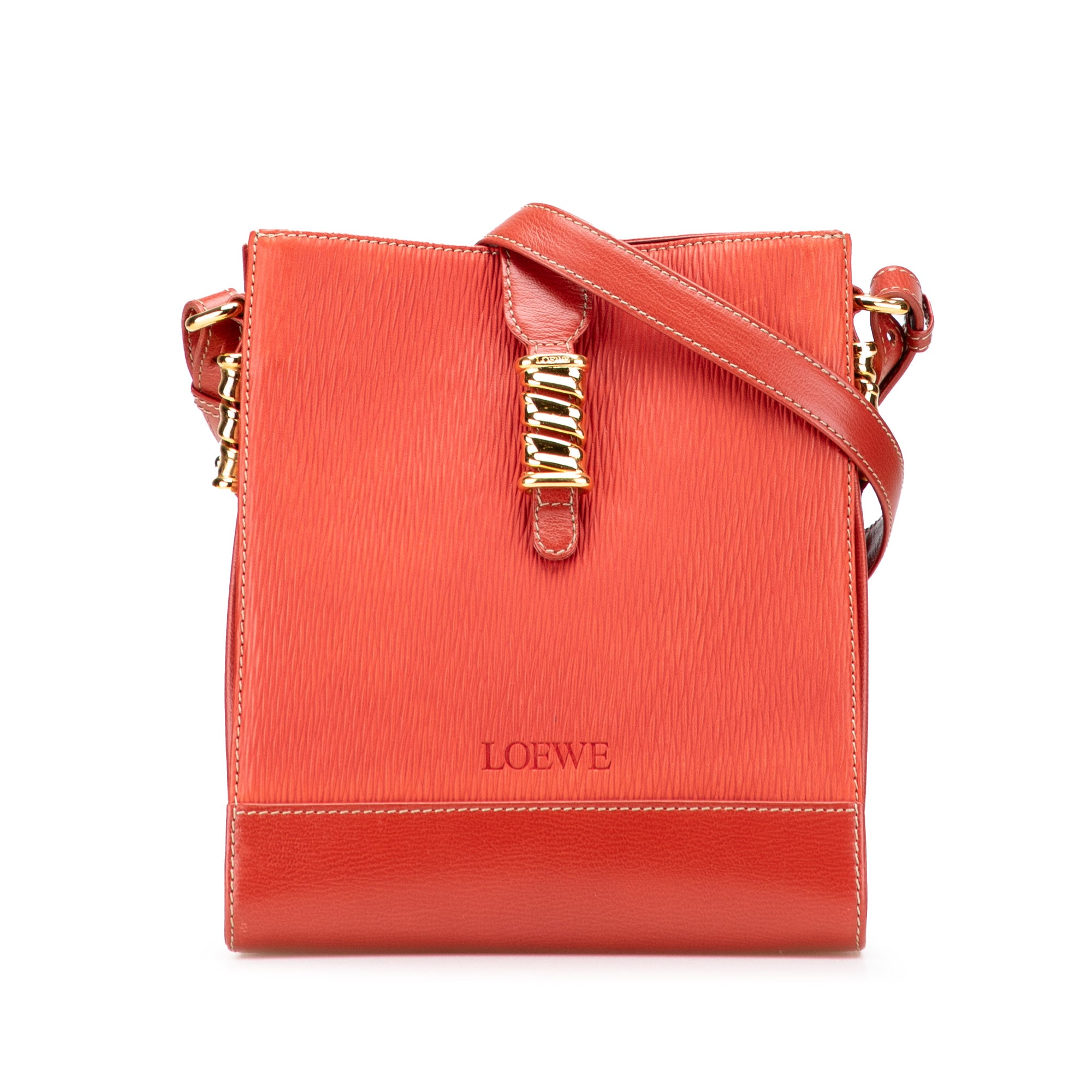 Leather Velazquez Twist Crossbody