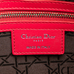 Large Lambskin Cannage Lady Dior