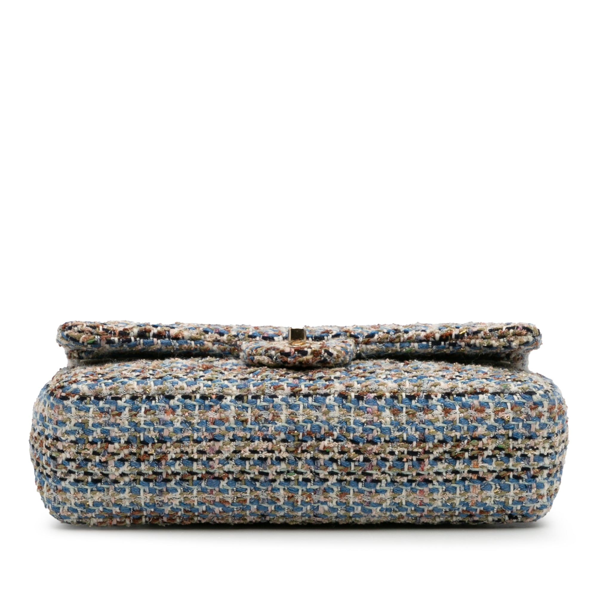 Medium Classic Multicolor Tweed Double Flap
