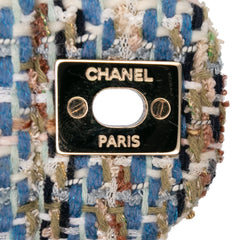 Medium Classic Multicolor Tweed Double Flap
