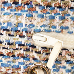 Medium Classic Multicolor Tweed Double Flap