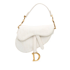Mini Oblique Canvas Saddle Bag