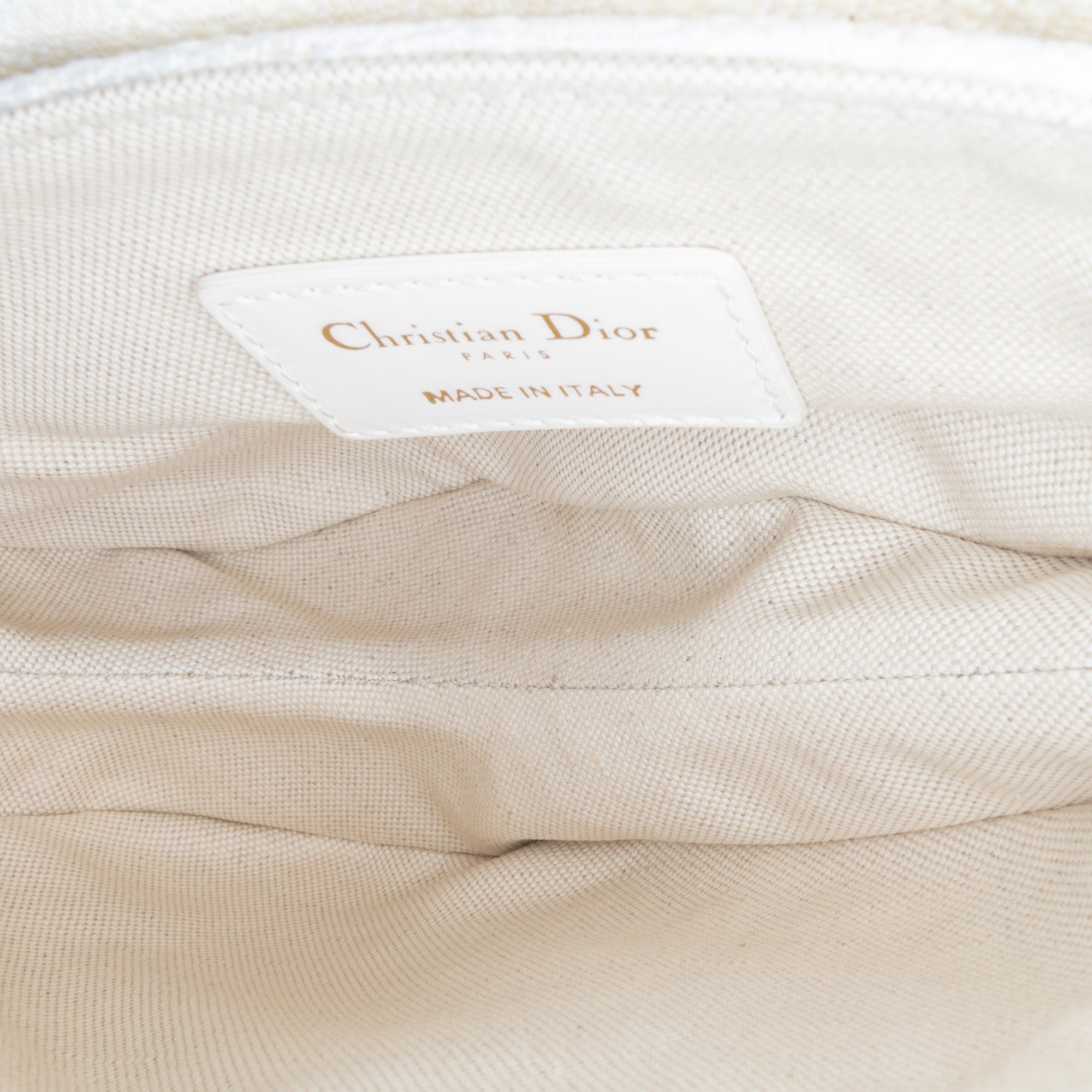 Mini Oblique Canvas Saddle Bag