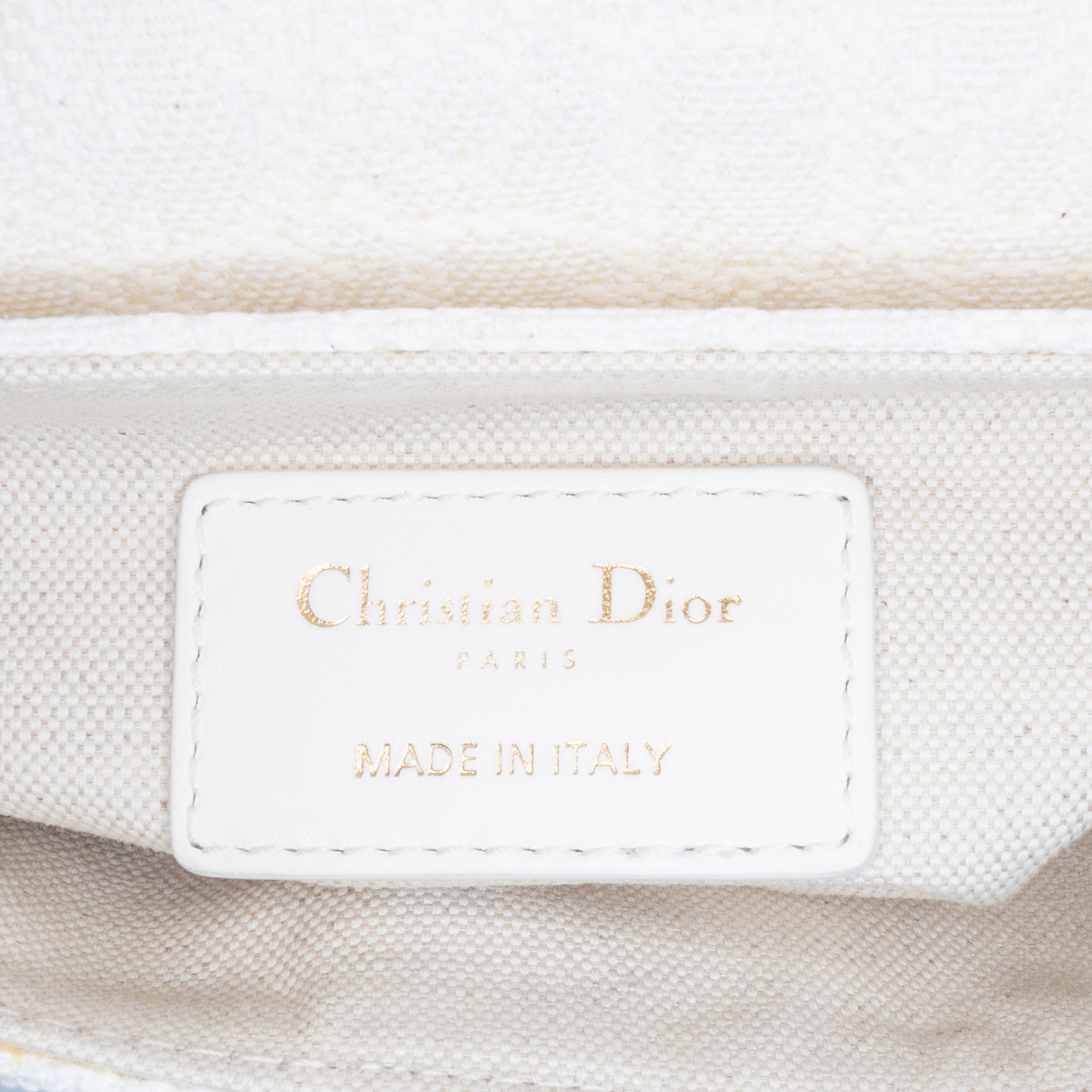 Mini Oblique Canvas Saddle Bag