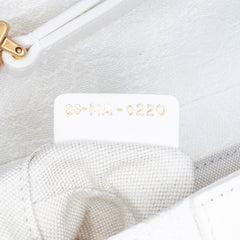 Mini Oblique Canvas Saddle Bag