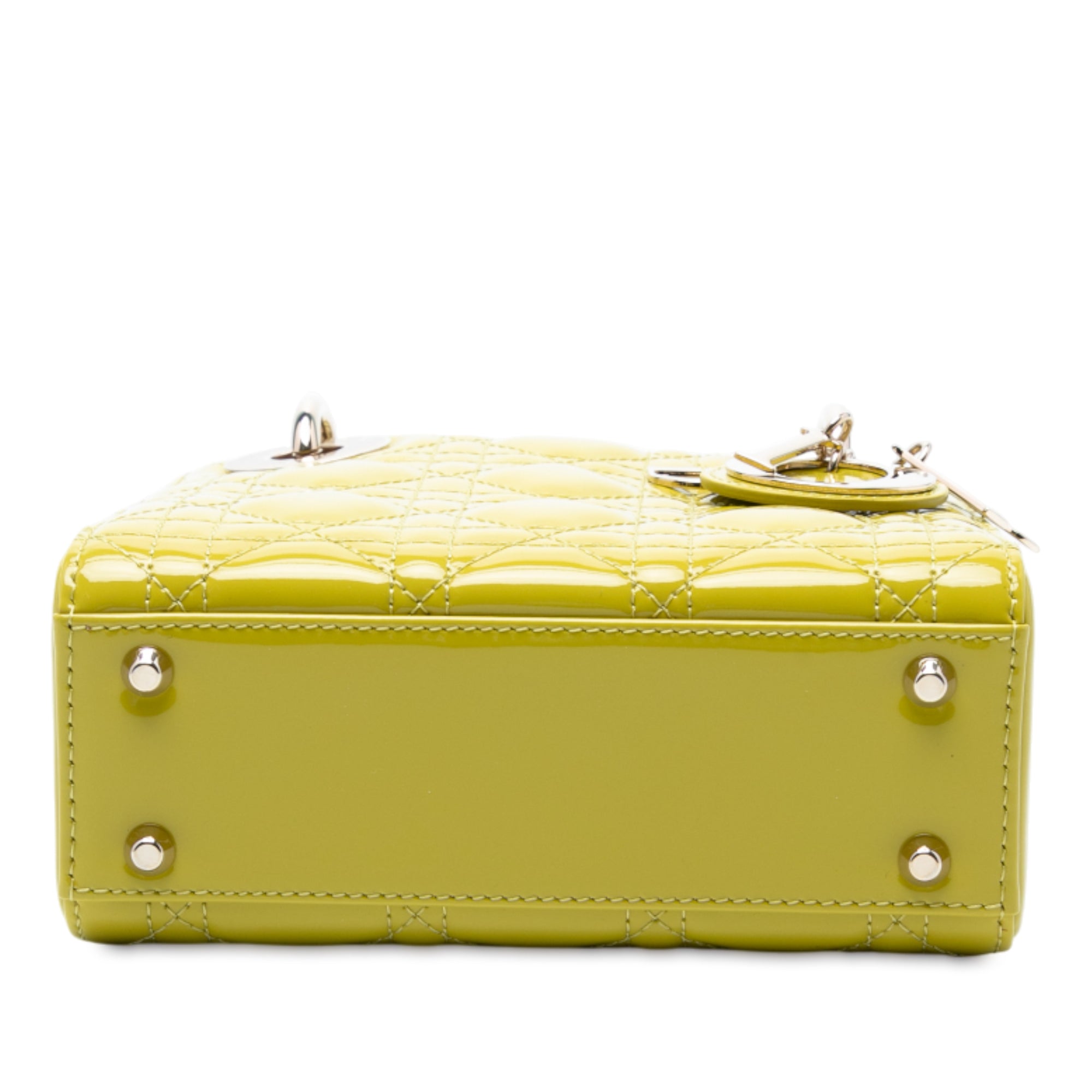 Mini Patent Cannage Lady Dior