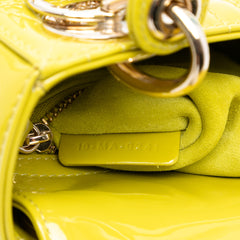 Mini Patent Cannage Lady Dior