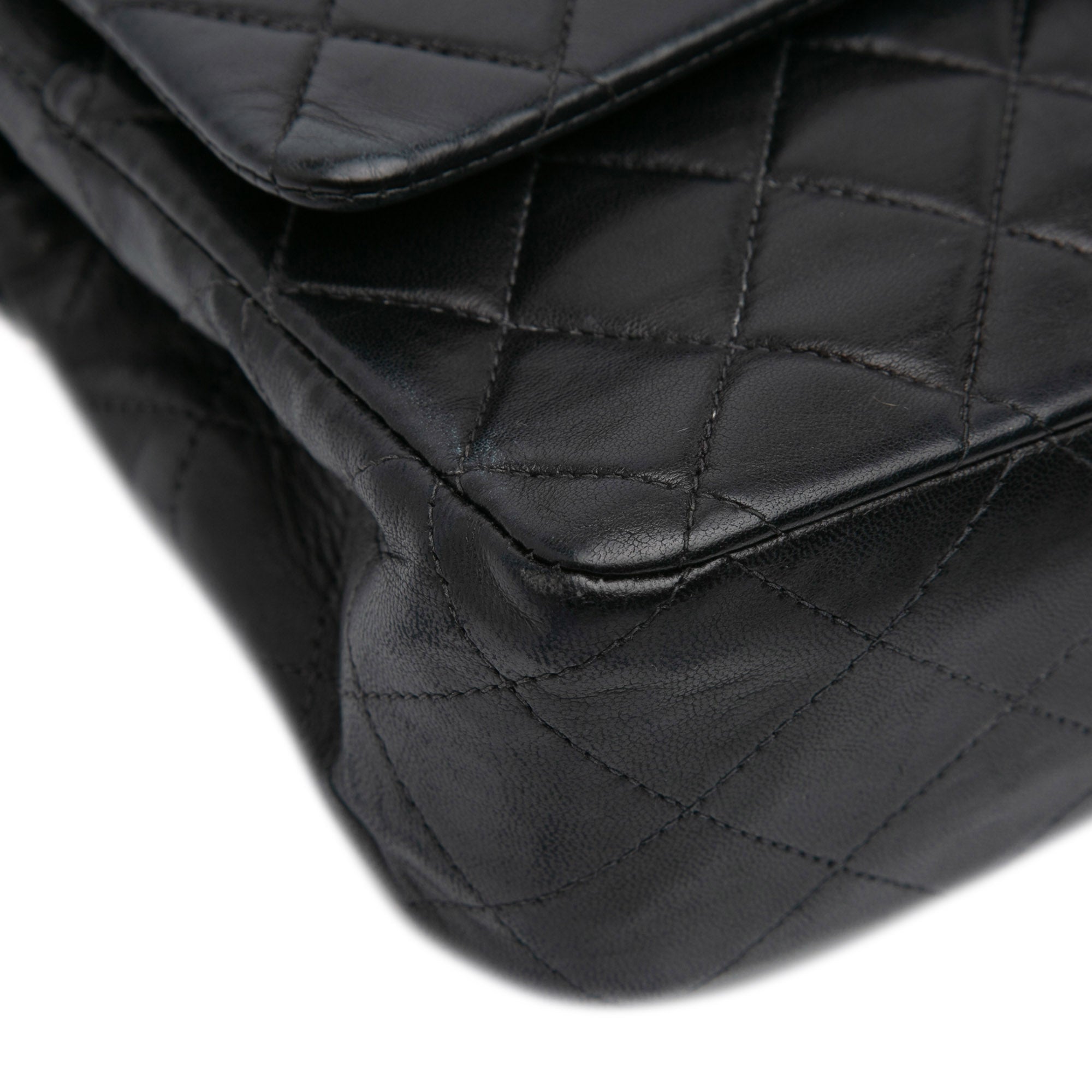 Medium Classic Lambskin Double Flap