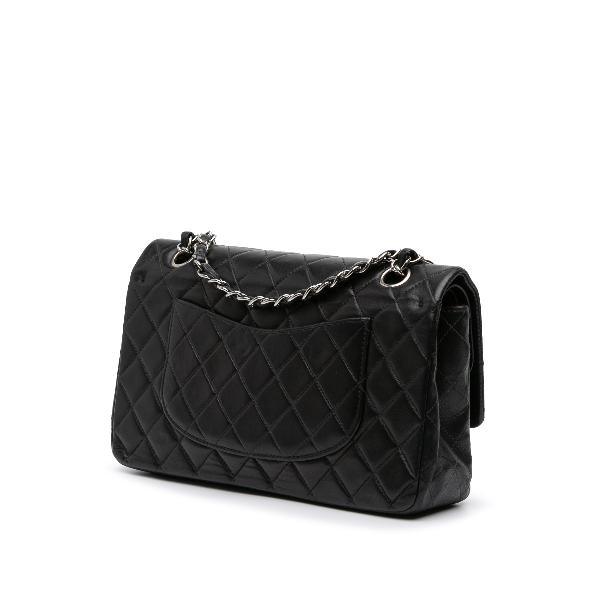 Medium Classic Lambskin Double Flap