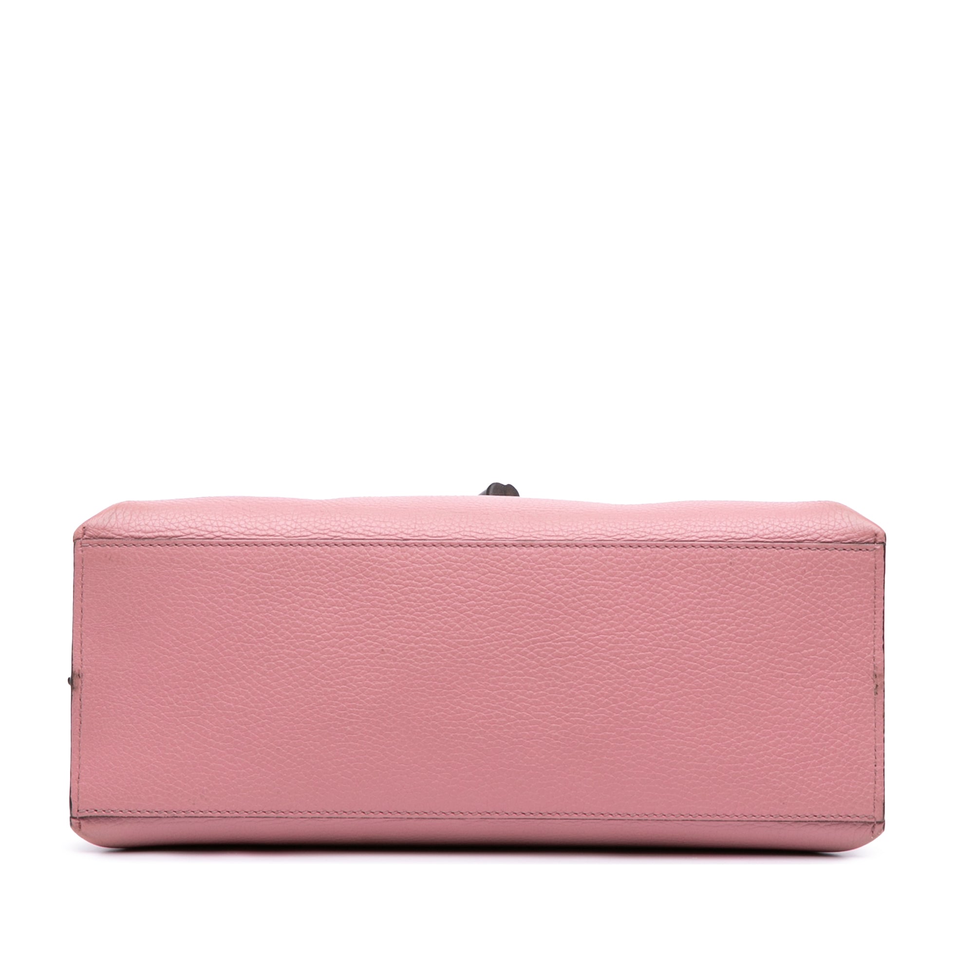 Medium Leather Bamboo Daily Satchel