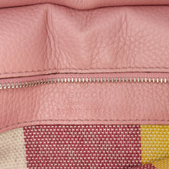 Medium Leather Bamboo Daily Satchel