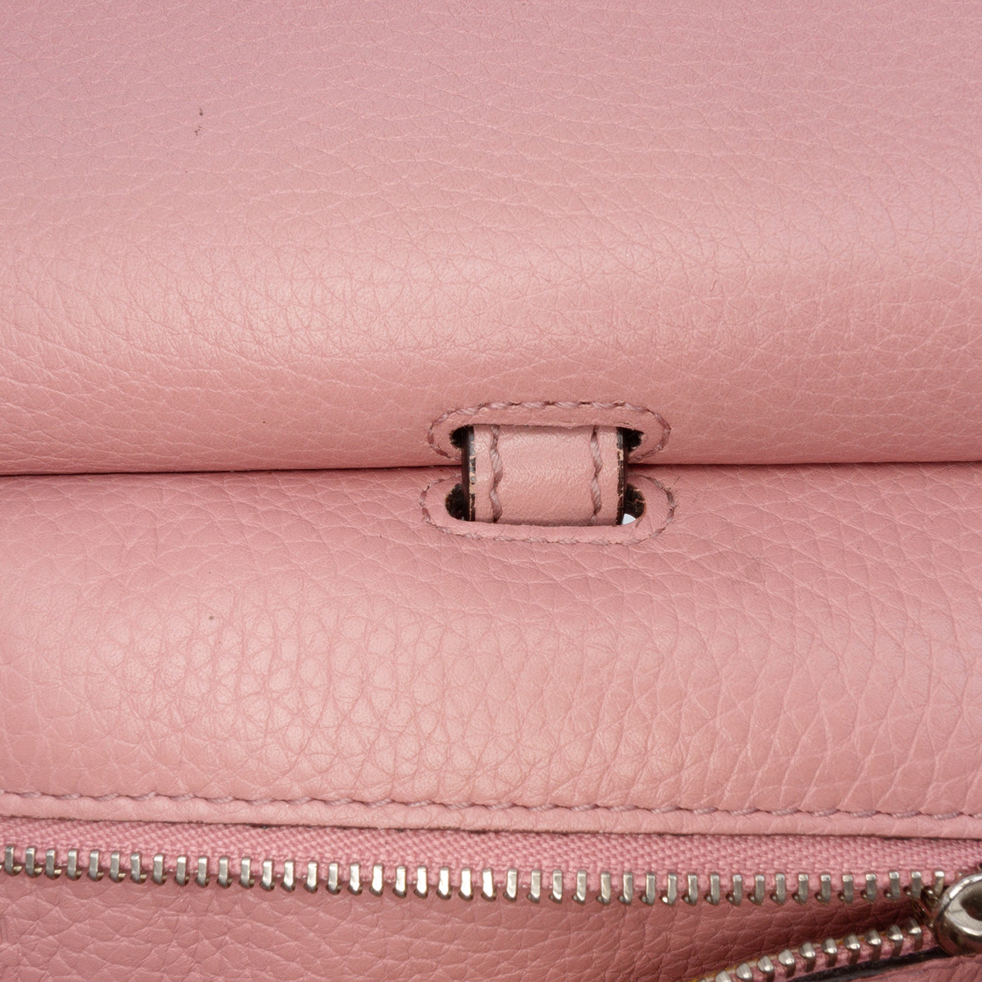 Medium Leather Bamboo Daily Satchel