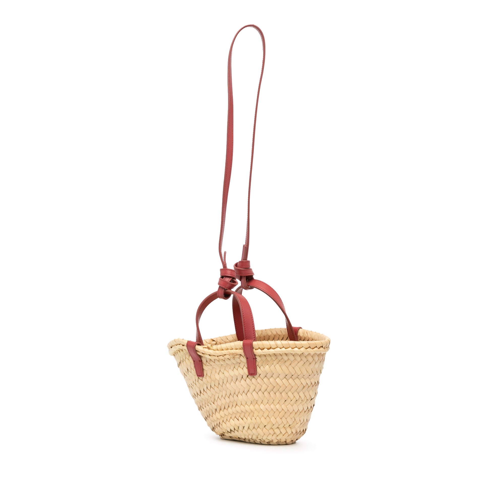 Mini Triomphe Raffia Classic Panier