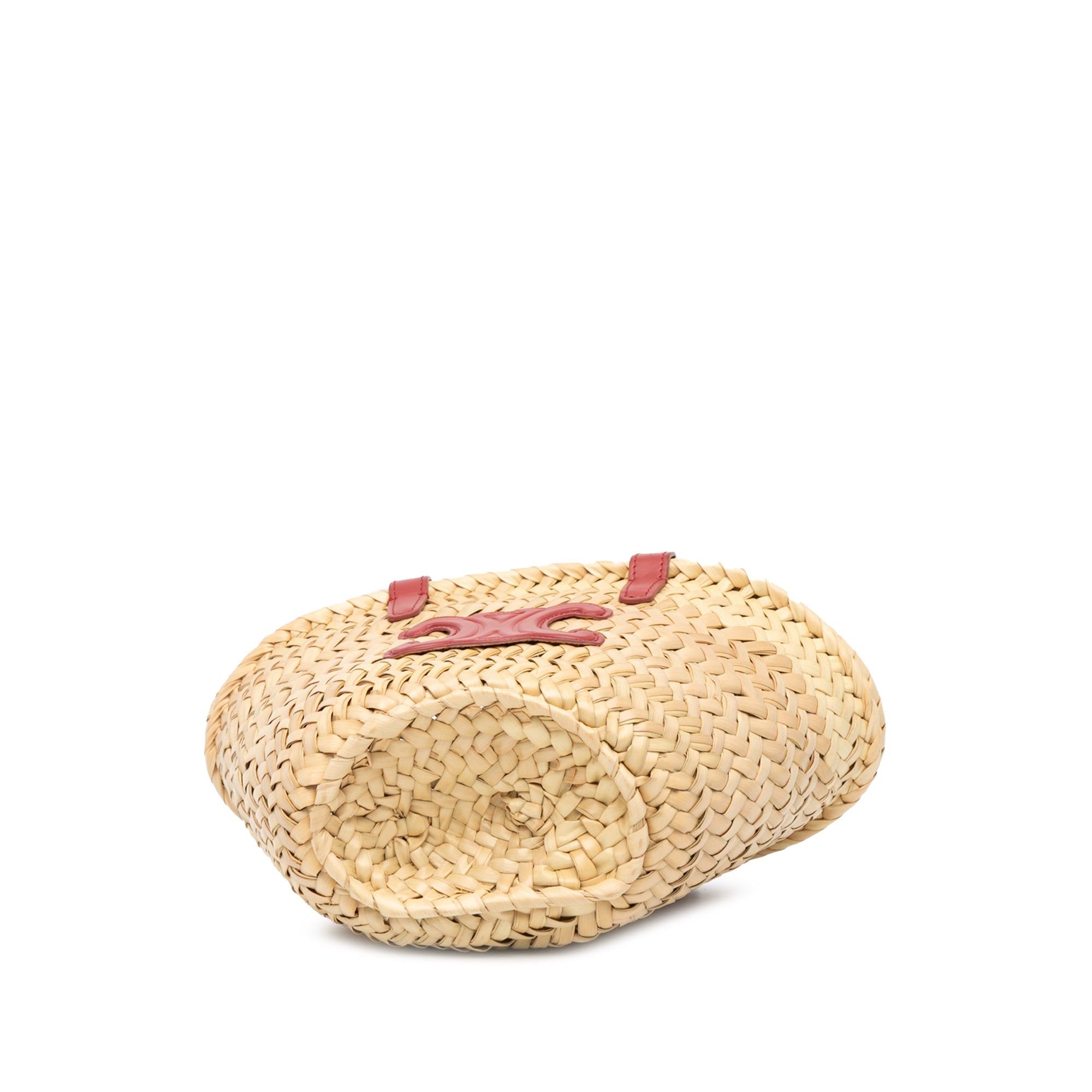 Mini Triomphe Raffia Classic Panier