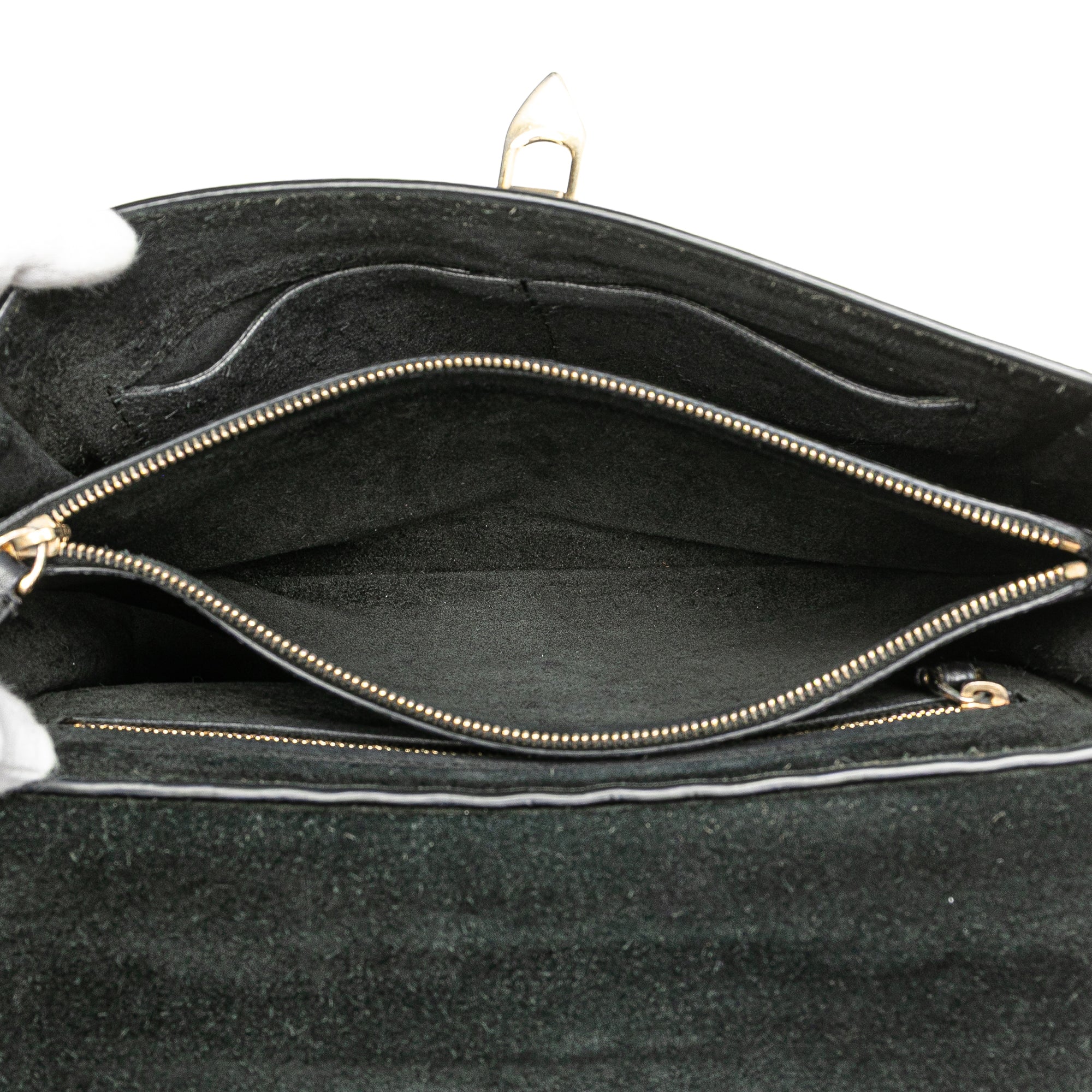 Small Pebbled Calfskin Rockstud Single Handle Flap