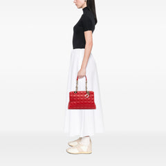 Medium Lambskin Cannage Lady Dior Soft Shopping Tote