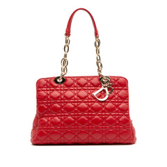 Medium Lambskin Cannage Lady Dior Soft Shopping Tote
