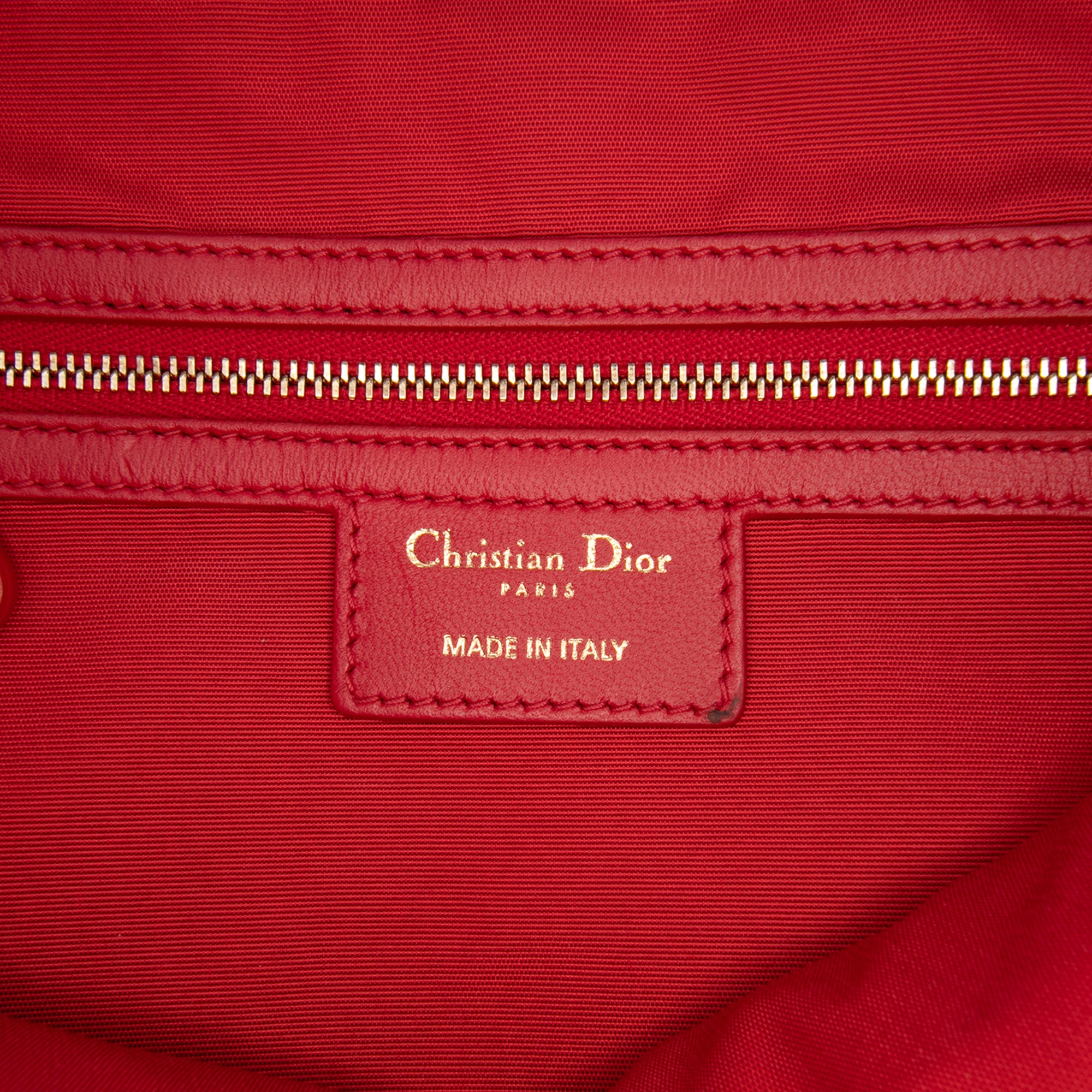 Medium Lambskin Cannage Lady Dior Soft Shopping Tote
