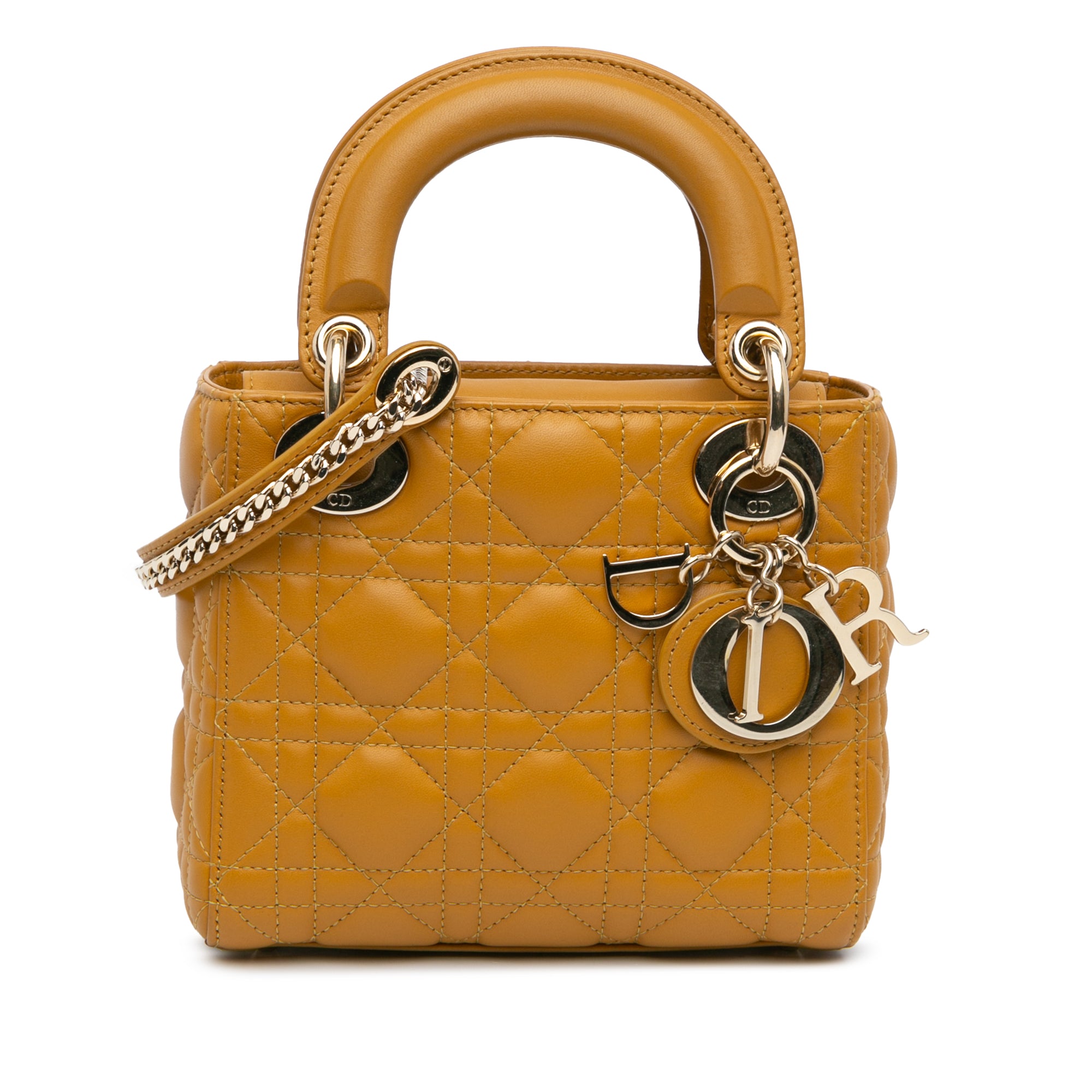 Mini Lambskin Cannage Lady Dior