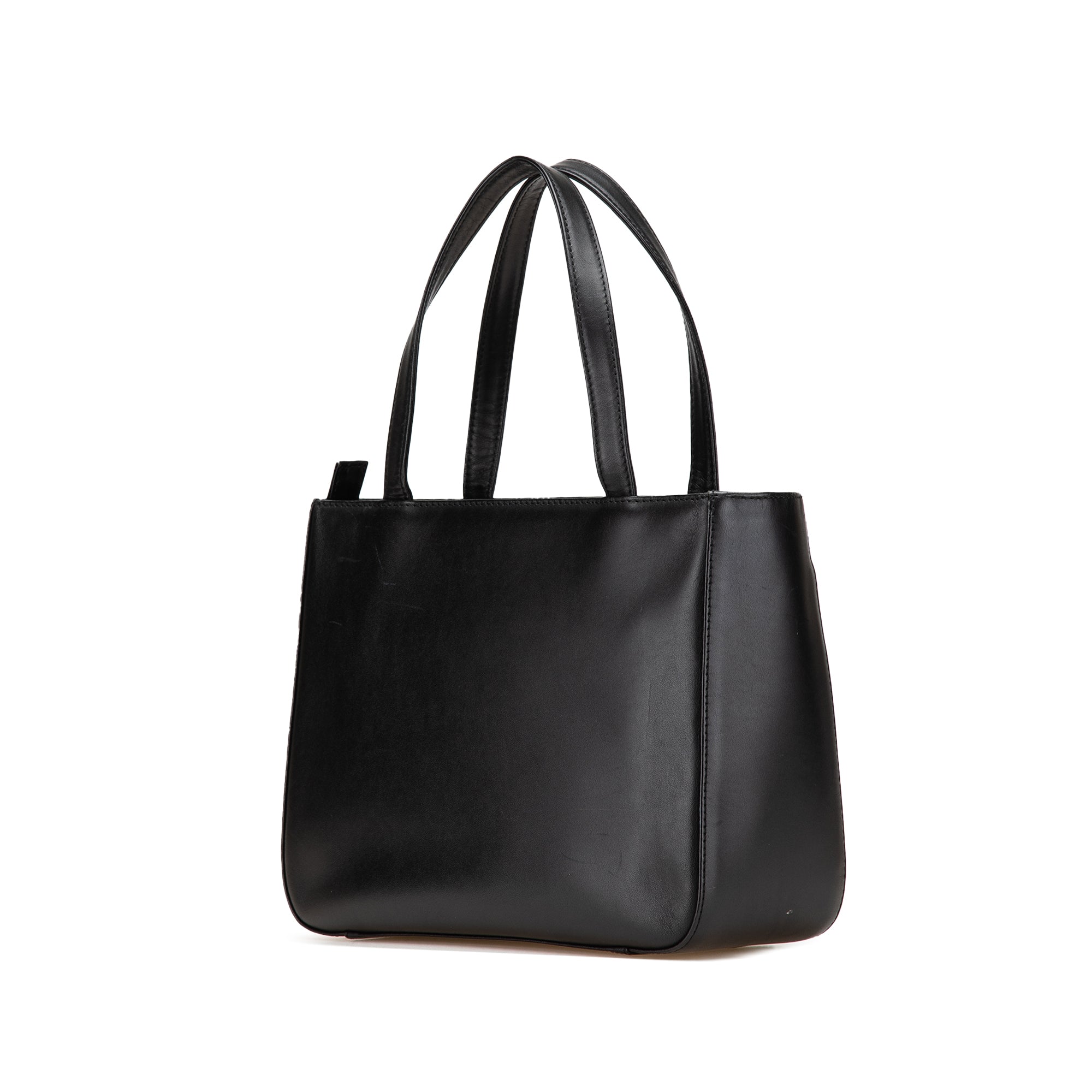 Nova Check Trimmed Leather Handbag