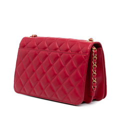 Medium Quilted Calfskin Everyday Chic Flap