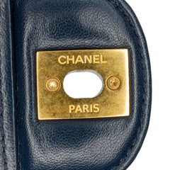 Mini Square CC Quilted Lambskin Flap