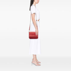 Small Grained Calfskin Rockstud Crossbody