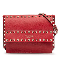 Small Grained Calfskin Rockstud Crossbody
