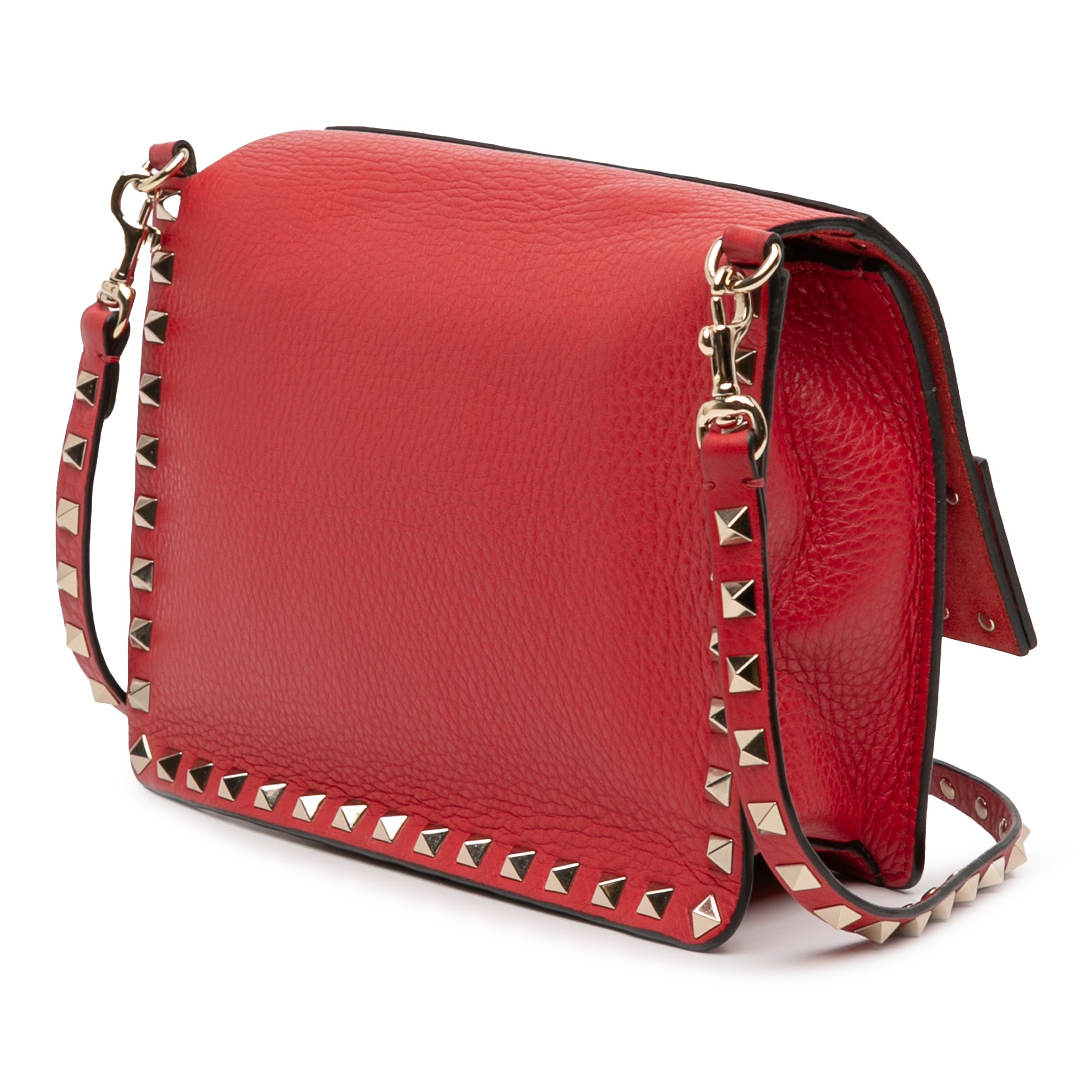 Small Grained Calfskin Rockstud Crossbody