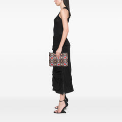 Paris Dubai Medium Printed Canvas Cosmetic Case