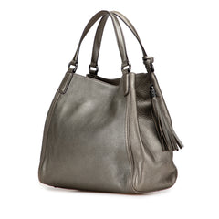 Medium Metallic Leather Soho Cellarius Tote