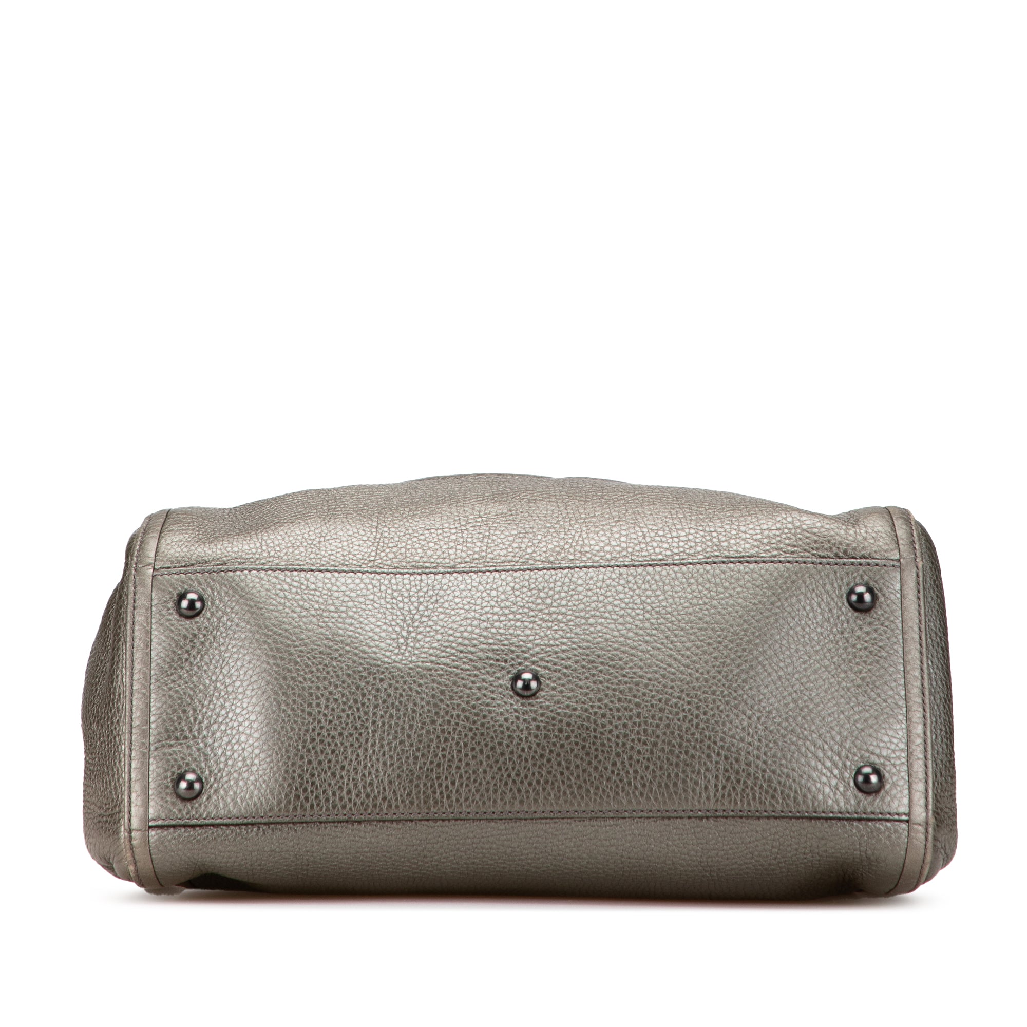 Medium Metallic Leather Soho Cellarius Tote