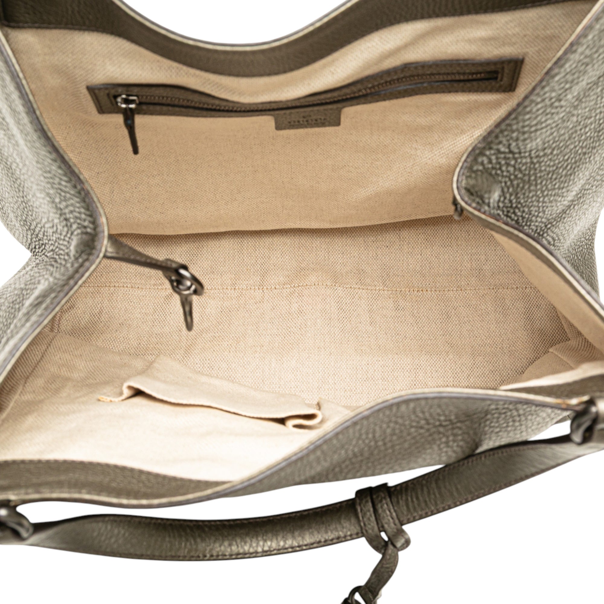 Medium Metallic Leather Soho Cellarius Tote