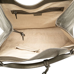 Medium Metallic Leather Soho Cellarius Tote